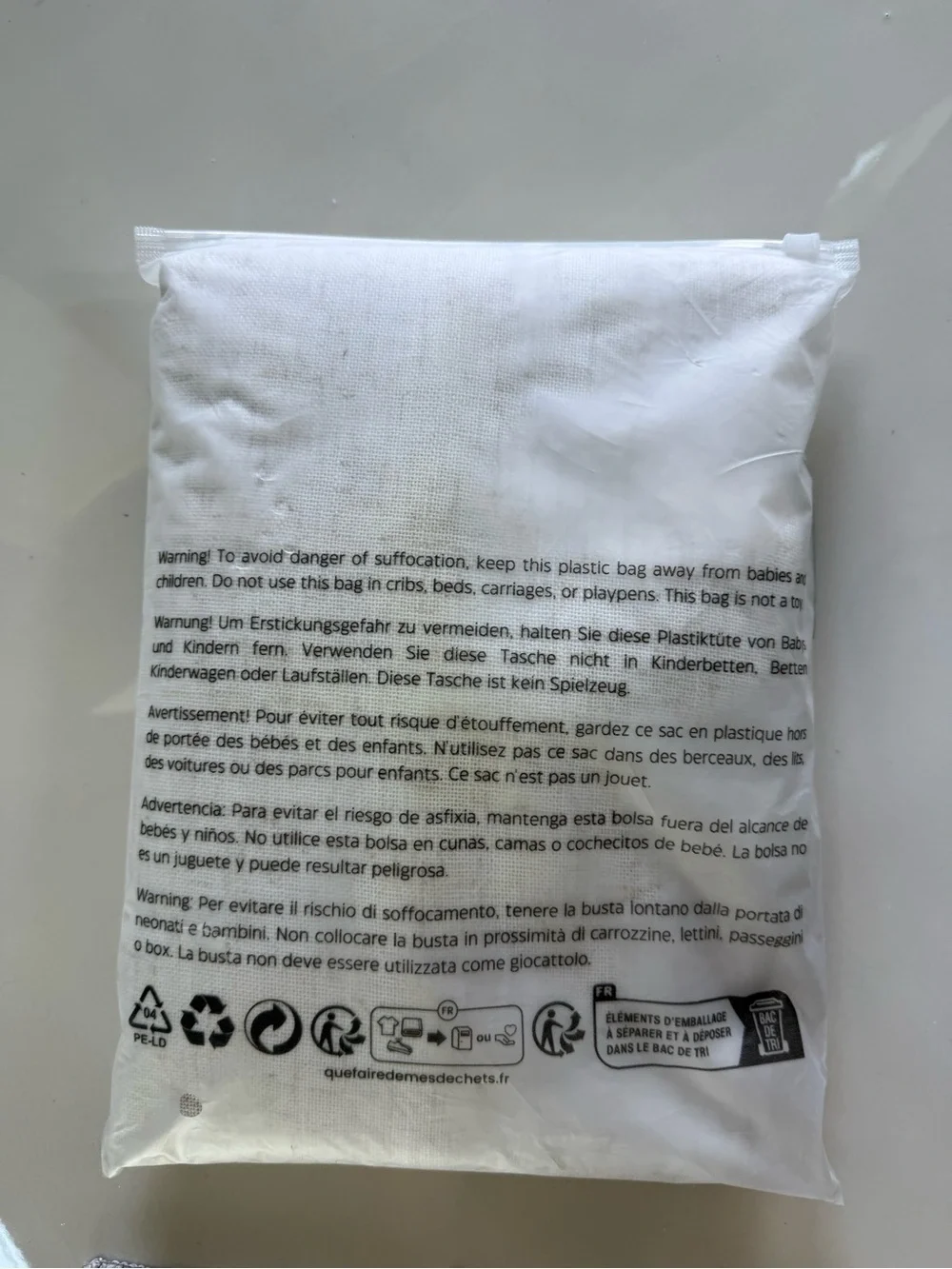 Natural Linen Curtain Panel - White